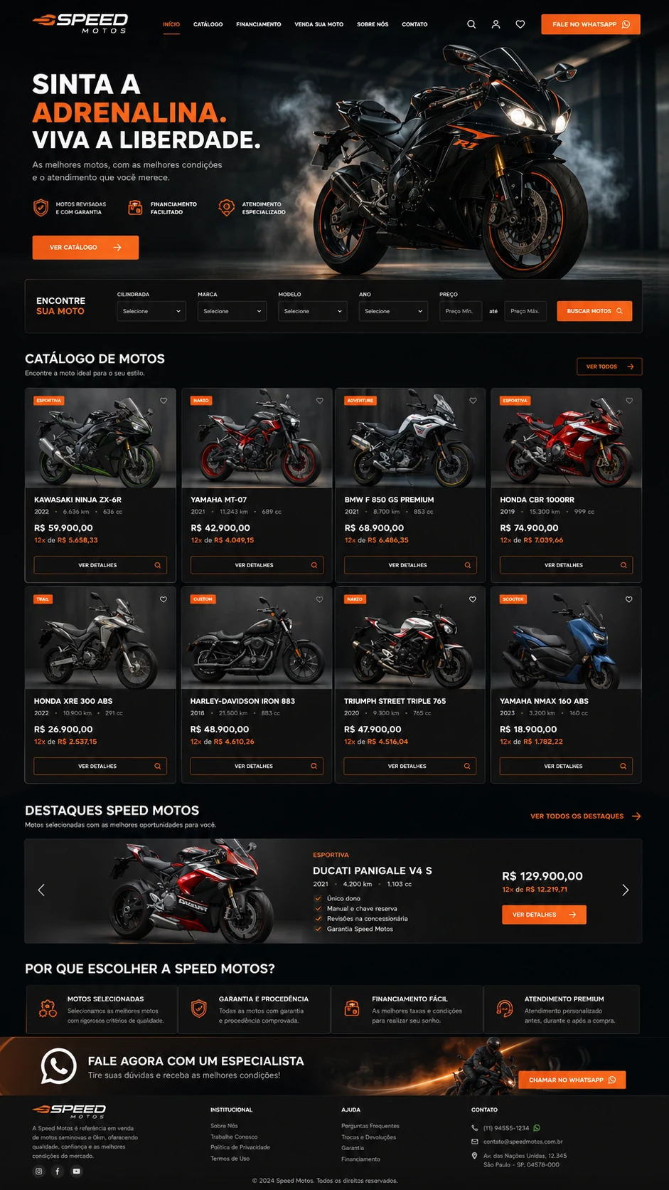 Projeto Speed Motos